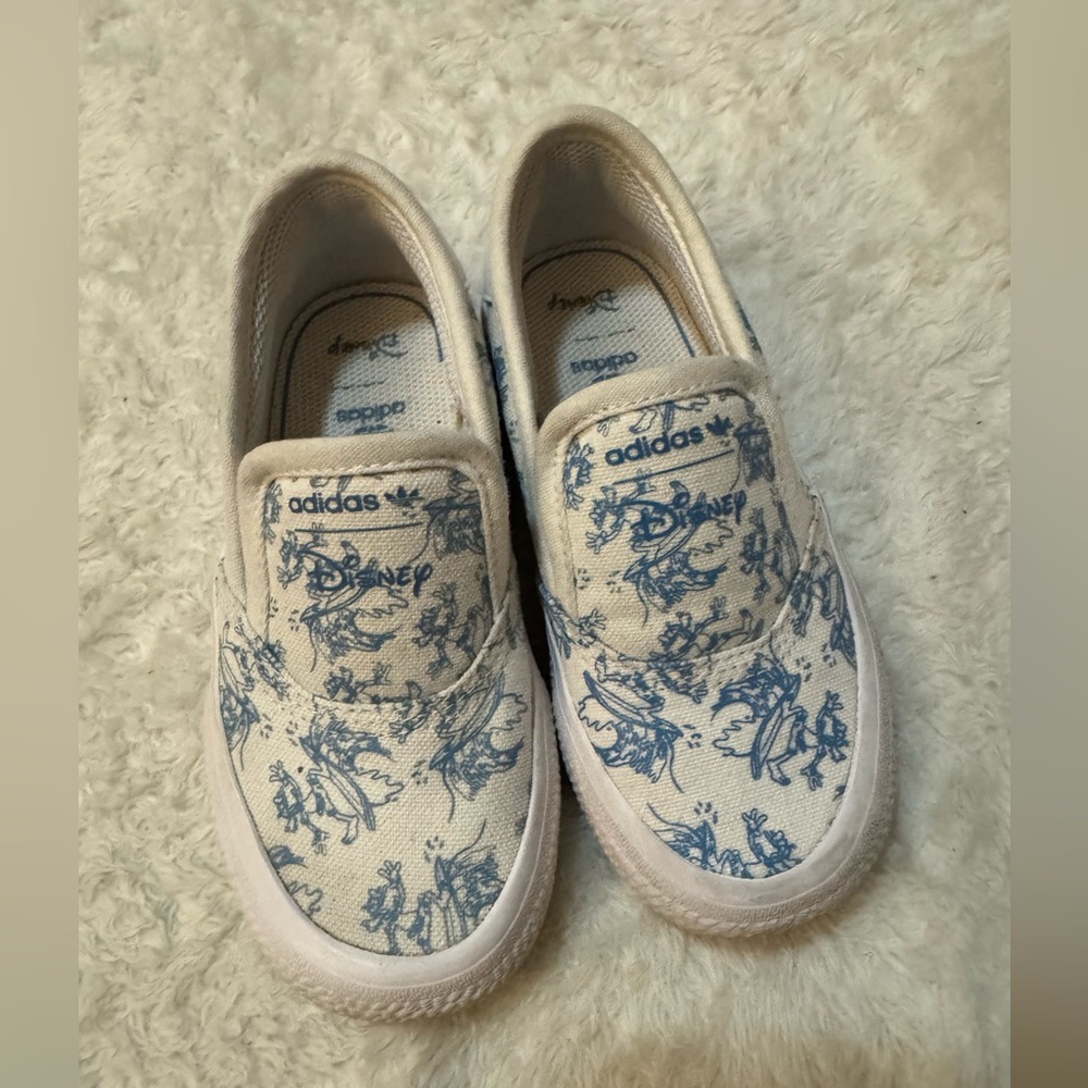 ❤️Adidas Kids Disney Slip-On Sneakers - Blue and white 9c
***Bundle 3 for $25